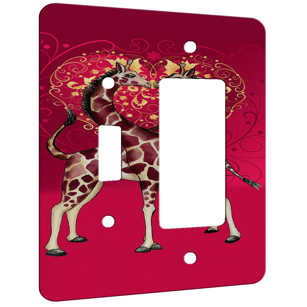 Giraffe Love Switchplate Switch Plate Cover Giraffe Love Switchplate Switch Plate Cover