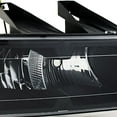 For 20042012 Chevy Colorado GMC Canyon Black Headlights