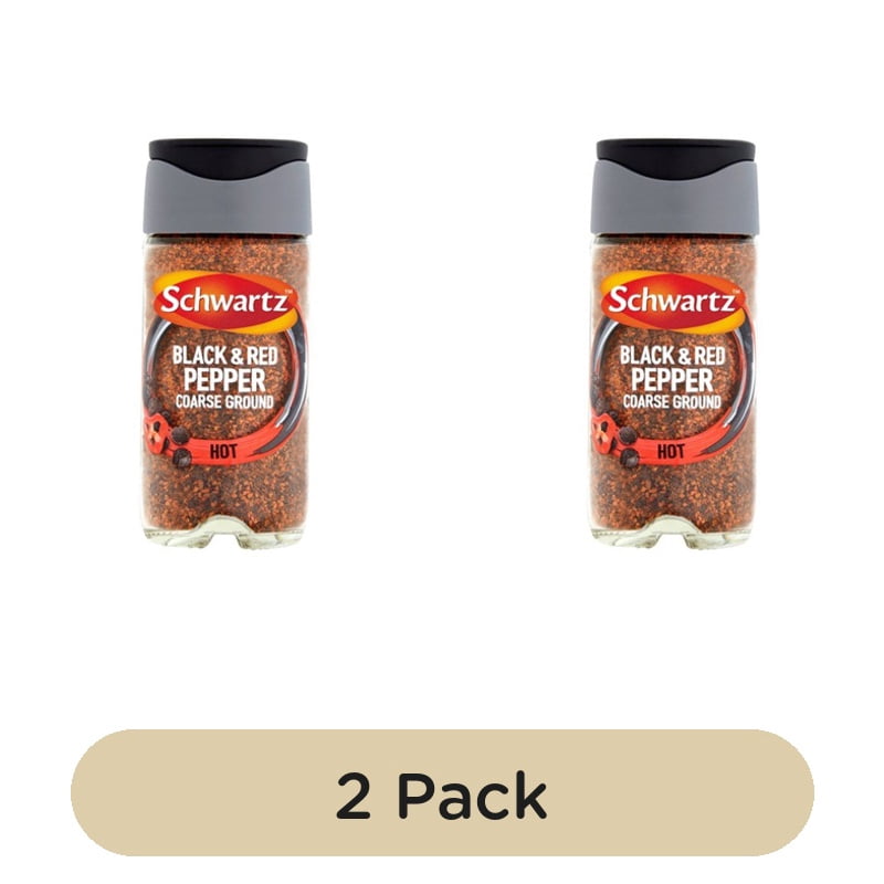 Schwartz Black & Red Pepper 45g, British Import (Pack of 2)