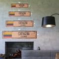 thumbnail image 2 of CARTAGENA COLOMBIA Vintage Plastic Street Sign Colombian flag city country road wall gift | Indoor/Outdoor | 36" Wide, 2 of 4