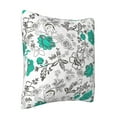 thumbnail image 2 of ZICANCN Green Spotted Flowers Throw Pillow Covers, Bed Couch Sofa Knit Decorative Pillow Covers for Living Room Farmhouse, 18"x18", 2 of 8