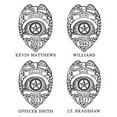 thumbnail image 4 of Police Badge All The Vices 30 Cal Ammo Can and Whiskey Glasses Gift Set, 4 of 4