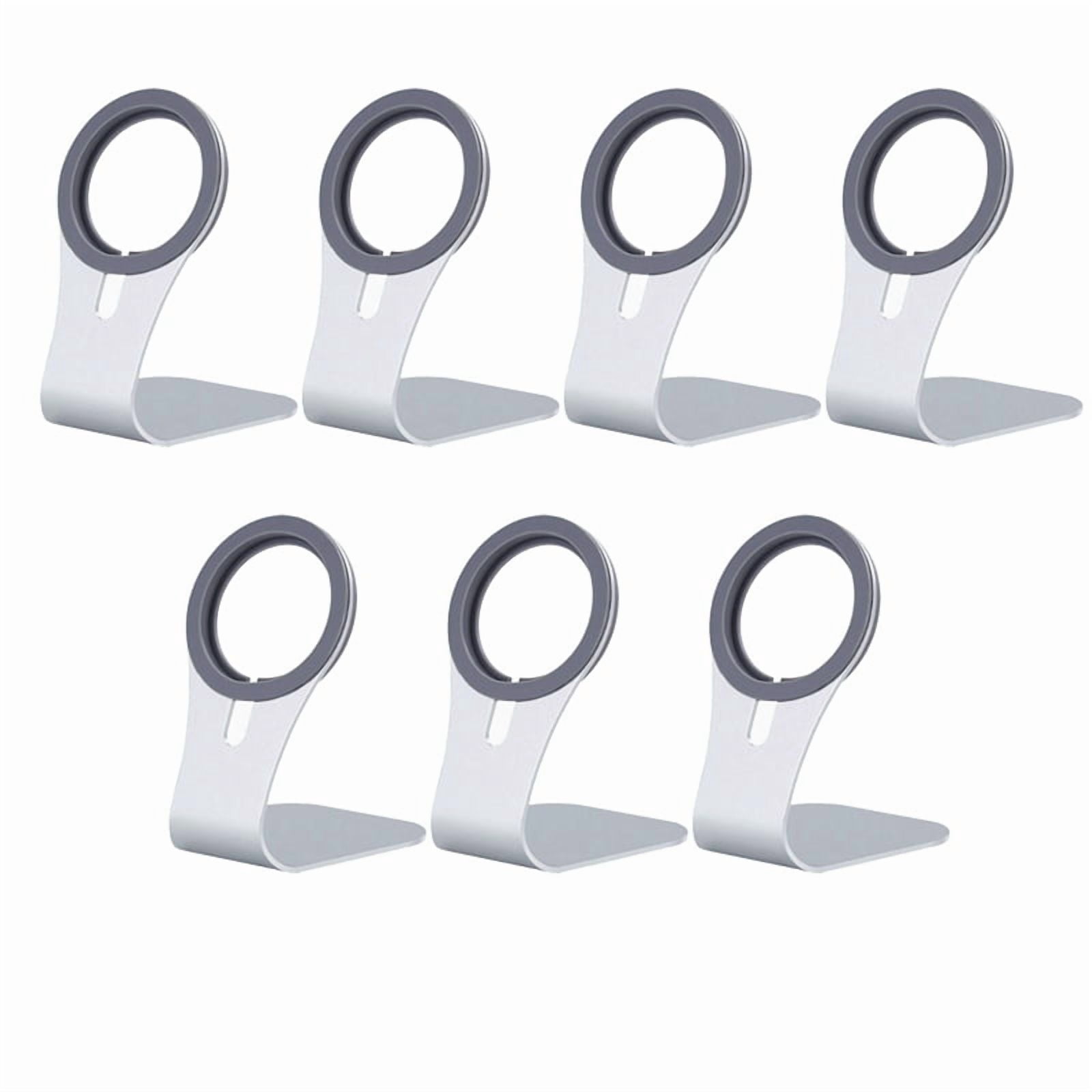 Magnetic Cell Phone Charger Stand Magnetic Phone Stand Aluminum Alloy Stand Fast Wireless Charging Stand,1 * Magnetic Cell Phone Charger Stand,Silver