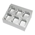 thumbnail image 5 of 6 Pan Spice Rack Shelf Stainless Steel Organizer Stand Store Seasoning Jam Sauce Rack, 5 of 12