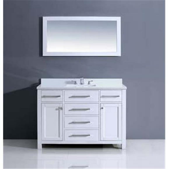Dawn Kitchen AAMC482135-01 Solid Wood Frame With Plywood Interior, Pure White Finished Cabinet