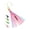 Pink/ Blue, variant on BLUEWING 15in Big Game Trolling Lure with Double Rigged Hookset and 300lb High Strength Fishing Line Saltwater Fishing Lures for Wahoo Tuna Marlin Mahi Mahi Green/Black