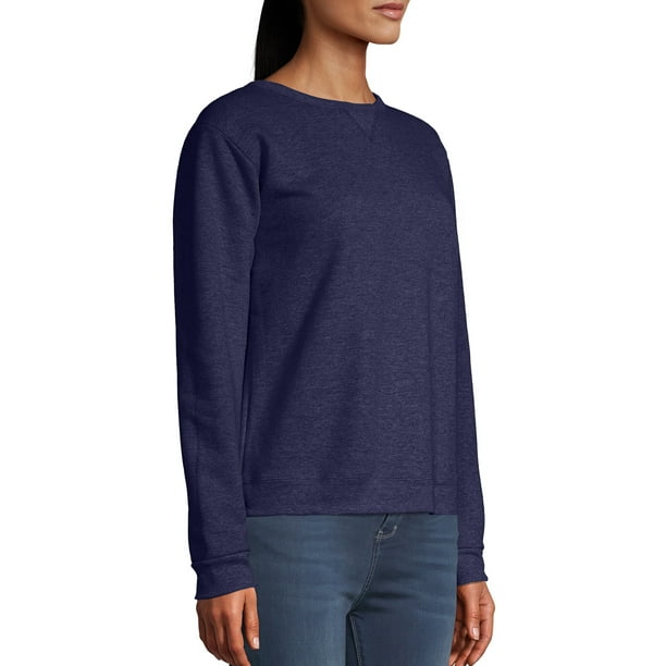 Hanes Women's Fleece V-Notch Sweatshirt - Walmart.com