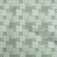 thumbnail image 1 of oneOone Cotton Poplin Green Fabric Asian Block Tile Craft Projects Decor Fabric Printed By The Yard 42 Inch Wide, 1 of 4