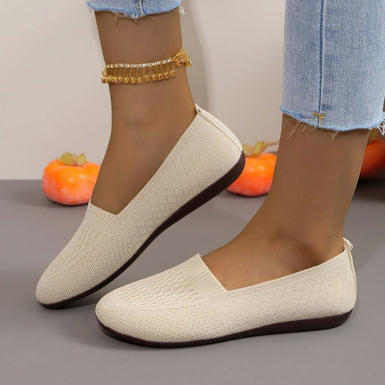 Flat Feet Wide Ballet Flats With Arch Support Heel Supportive