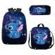 thumbnail image 3 of Disney-mochila de Lilo Stitch para niños y niñas, morral escolar de colores con bolsa de almuerzo, mochila de viaje para adolescentes, 3 unidades por juego, 3 of 4