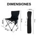 thumbnail image 3 of 4 Sillas Plegables De Camping Y Playa CJR Con Mesa Negro, 3 of 8