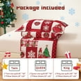 thumbnail image 7 of Beartech Twin Size Christmas Quilt Set Microfiber Bedspread Coverlet Set,Xmas Bedspread Set Red Deer Soft Christmas Quilts Bedspread Set with 1 Quilt & 2 Pillowshams, 7 of 7