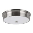 thumbnail image 4 of Aspen Creative Satin Nickel 63005S-1 Small LED Flush Mount Finish with Glass Shade, 4 of 10