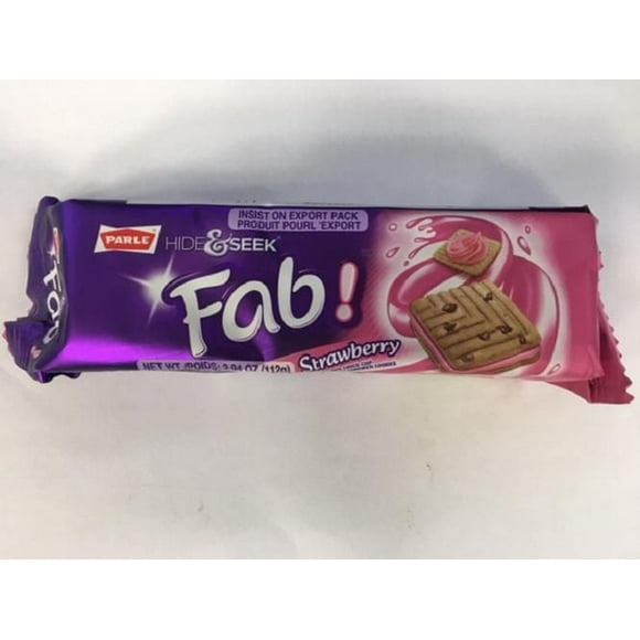 HIDE & SEEK FAB STRAWBERRY BISCUITS, STRAWBERRY FLAVOURED BISCUITS