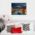 thumbnail image 4 of MLJA Pictures on the Night Wall Art Painting Canvas of in Venice, Italy, to Modern Art, Living Room, Restaurant, Home Decoration Gifts, 4 of 4