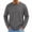 Dark Gray_002, variant on Mens Shirts Big and Tall Crew Neck Long Sleeve Cotton Blend T-Shirts Spring Fall Stylish Casual Knitted Solid Basic Tops Royal Blue L