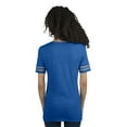 thumbnail image 3 of Jerzees Ladies' 4.5 oz. TRI-BLEND Varsity V-Neck T-Shirt - 602WVR, 3 of 4