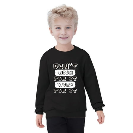 

UUWENDA Toddler Infants Girls Hoodie Long Sleeve Hoodie For Girls Pullover Casual Letter Printed Warm Loose Fit Fleeced Thickened Oversized Hooded Sweatshirts Comfy School Clothing