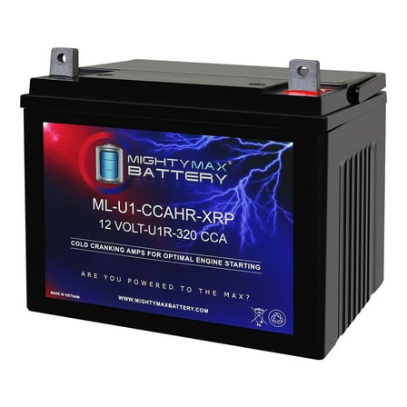 ML-U1R-CCAHR 12V 320CCA Replacement Battery Compatible with Husqvarna YTH2454 Garden U1R Lawn Mower