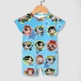 thumbnail image 3 of The Powerpuff Girls Baby Romper Short Sleeve Bodysuits Soft Rompers Summer Clothes One-Piece Jumpsuits Outfits 3-6M, 3 of 7