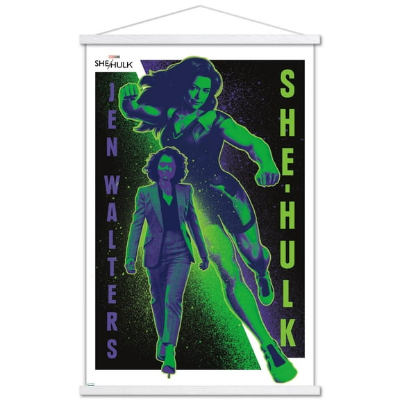 Marvel She-Hulk: Attorney At Law - Jen Walters Wall Poster with Magnetic Frame, 22.375" x 34"