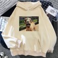 thumbnail image 1 of Sudadera con capucha de cabra gritón, ropa casual con estampado kawaii de moda, chándales de mujer harajuku, ropa de calle con estampado divertido, 1 of 5