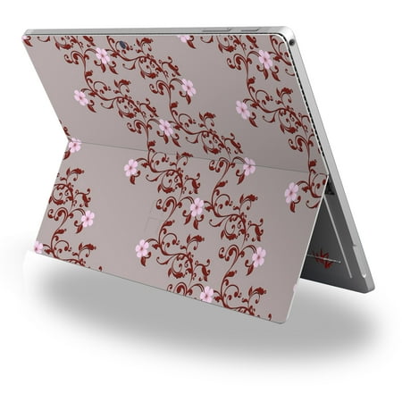 Decal Style Vinyl Skin for Microsoft Surface Pro 4 - Victorian Design Red - (SURFACE NOT INCLUDED) price history on PriceWatchPro