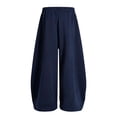 thumbnail image 5 of SJLDQY Sweatpants for Girls Letter Graphic Wide Leg Pants Drawstring Waist Straight Leg Pants with Pockets, 5 of 5