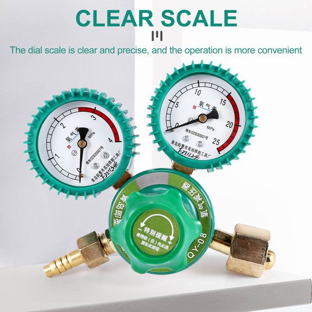 Oxygen Flow Meter Oxygen Gas Bottle Regulators O2 Reducing Pressure