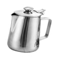 thumbnail image 1 of Inteprter Stainless Steel Coffee Pitcher Craft Latte Milk Jug 1.5L Frothing Lid with Type2 NO2, 1 of 1