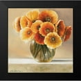 thumbnail image 2 of Erwin, Eric 20x20 Black Modern Framed Museum Art Print Titled - Bouquet in orange, 2 of 5