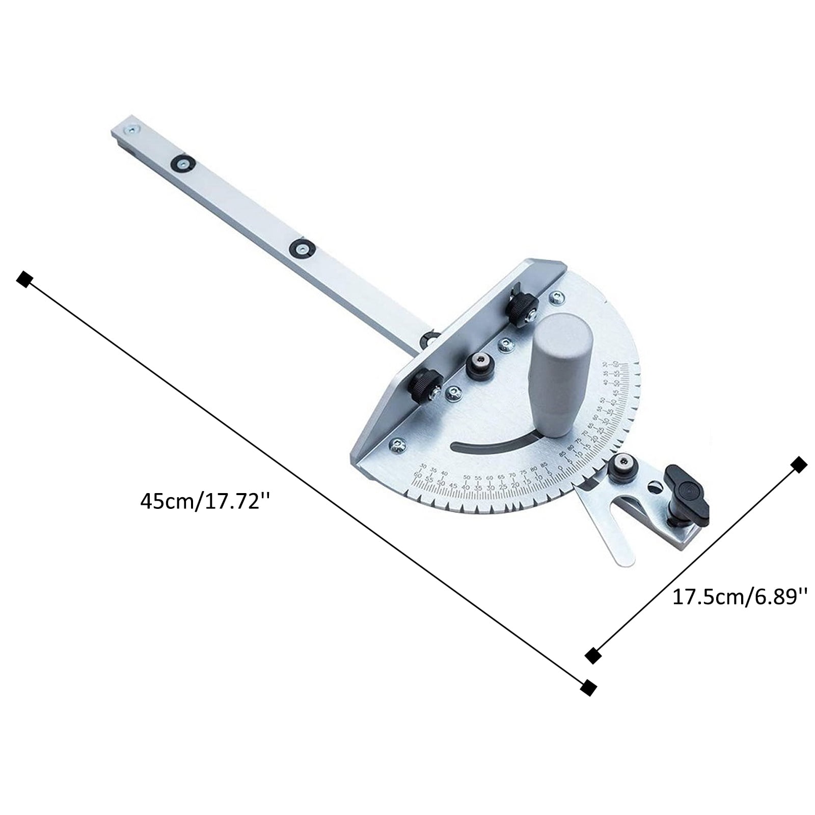 450mm Miter Gauge with track Stop Table /Router Miter Gauge Sawing Assembly Ruler for Table Router