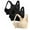 Beige, variant on Women's Sports Bras 3PC Front Closure Compression Bras For High Sports Everyday Comfortable Bras for Women Black S