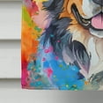 thumbnail image 3 of Bernese Mountain Dog Hippie Dawg House Flag, 3 of 7