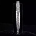 thumbnail image 2 of 12Ct Princess Lab Created Diamond Men's Tennis Bracelet 14K White Gold Plated, 2 of 3