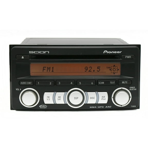 Restored 2008-2014 Toyota Scion TC XB XD AM FM Radio Radio mp3 CD PT546-00080 Face T1808 (Refurbished)