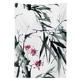 thumbnail image 3 of Ambesonne Traditional Tablecloth Rectangular Table Cover, Natural Spring Buds, 60"x84", Dark Green and Fuchsia, 3 of 4