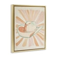 thumbnail image 2 of Stupell Industries Modern Sunburst & Cowboy Hat Gold Floating Frame Canvas Art, 17 x 21, by The Prints Vibe, 2 of 8
