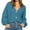 Blue, variant on Yigetop Button Down Cardigan V Neck Loose Color Sweater Outer Fashion Button Ladies Sweater Solid Sweater Oversized Sweaters for Women Beige L