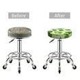 thumbnail image 5 of Fotbe Broccoli 3 Stool Covers Round,Waterproof Round Bar Stool Covers Bar Chair Covers Washable Stool Cushion Slipcover for 12-14 Inch Chair-12 inch, 5 of 7