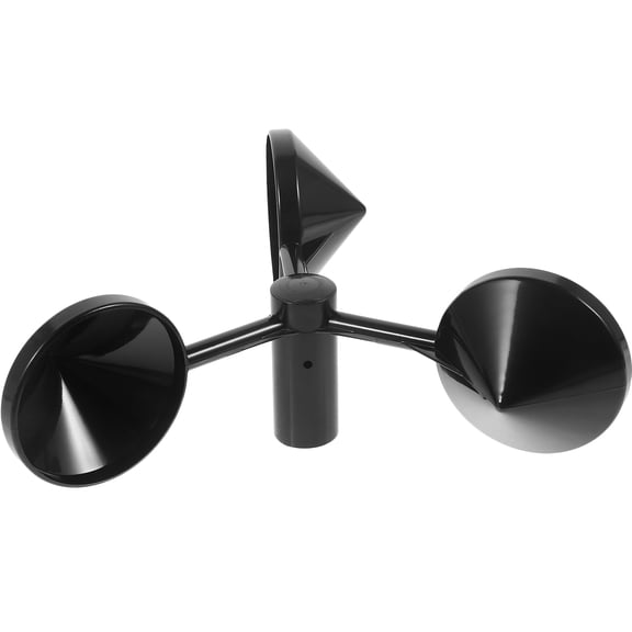 CIMAXIC Black Anemometer Cup Wind Speed Meter Sensor for Accurate Readings Easy Installation Professional Weather Instrument