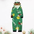 thumbnail image 4 of Pijamas Navideñas Pijamas navideños Ropa de dormir Ropa informal para el hogar entre padres e hijos Ygjytge Verde*T 2-3 años*niño Única para Unisex, 4 of 6