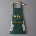 thumbnail image 3 of Delantal de cocina para el prueba de aceite con bolsillos grandes Delantal para adultos unisex Cocinar BBQ Esposa estampado Sunnimix Delantal de cocina, 3 of 7