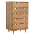 thumbnail image 4 of Home Square 2-Piece Set with Easton 5 Drawer Chest & TV Console in Sand, 4 of 16