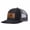 Black-gray mesh, variant on GONE FISHING Beacon net cap truck driver with slightly curved baseball cap
