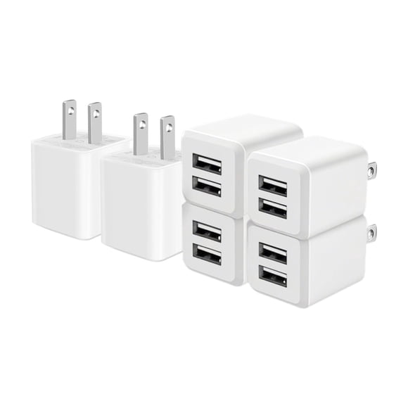 Cargador de pared USB de doble puerto REKNA 110 V carga rápida
