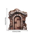 thumbnail image 2 of Resin Garden Miniature Door Decor Outdoor Garden Accessories Whimsical Home Decoration, 2 of 7
