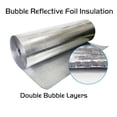 thumbnail image 4 of Reflective Foil Insulation Spiral Duct Pipe Wrap Double Bubble 6x25 R8 PREMIUM, 4 of 4