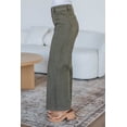 thumbnail image 6 of Linsley Wide Leg Pants - Olive, 6 of 6