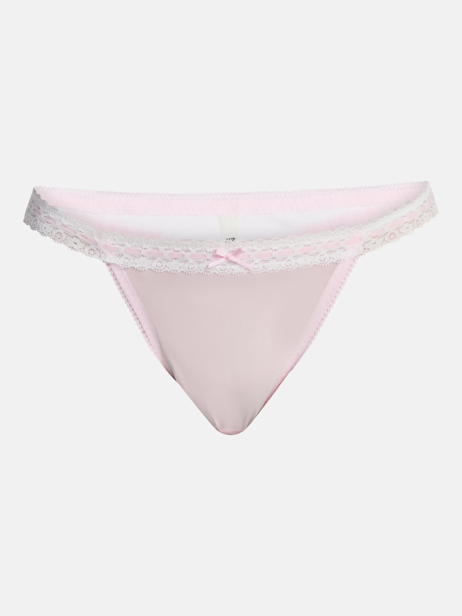 No Boundaries Beaded Lace Thong Panties, 3 Pack, Women's XS-XXXL